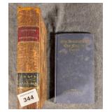 2 Antique Books, one from 1816
