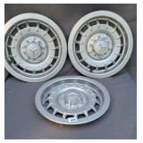 3 1974-1984 Mercedes Bundt 15' Hubcaps