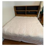 King Size Bed Frame-Headboard is a great shelf!