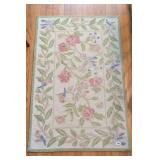 Woven Floral Rug