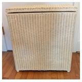 White Wicker Clothes Hamper