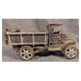 Cast Iron Toy Dump Truck
