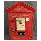 Gamewell Fire Alarm Station Box Cast Iron