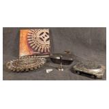 Silverplate Tray, Silent Butler, Bell, Etc