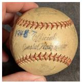 Coastal Plain League 1947 Greenville Greenies Sign