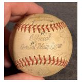 Coastal Plain League 1948 Greenville Greenies Sign