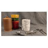Wine Holders, Farberware Servers, Canister