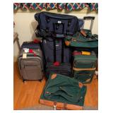 Large Group of Luggage