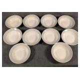 10 Vintage Stoneware Bowls