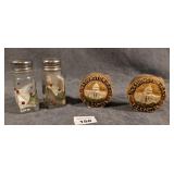 2 Pair of Salt & Pepper Shakers