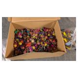 Box of Beaded Ornaments, Earrings, Etc