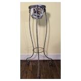 Wrought Metal Plant Stand w/ Planter