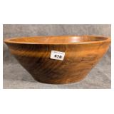 Large Walter Perkins Turned Walnut Bowl