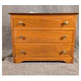 Miniature Chest Made by Mr Perkins  w/ Contents