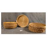 Basket & Paper Plate Holder Baskets