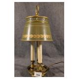Small Vintage Tole Lamp