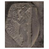 Stone w/ Carving of Pre Columbian Figure