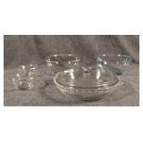 Pyrex Glsas Bowls, Etc
