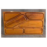 MCM Wooden 'Puzzle' Jewelry Box