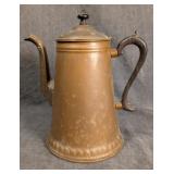 Large Copper Coffee Pot