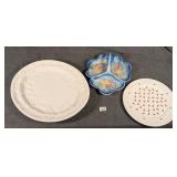 3 Part Server, Platter, Hallmark Pass On Plate