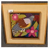 Toucan Mola Needlework Wall Decor