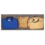 Cork Board & 3 Hatteras Canvas Products Bags
