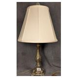 Brass Finished Rococo Style Lamp