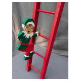 Elf Christmas Tree Ladder Christmas Decoration
