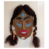 Wooden Wall Mask