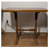 Bench Made Small Pine Trestle Table