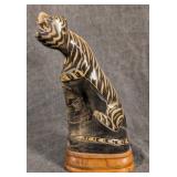 Wildwood Accents Carved Horn Tiger