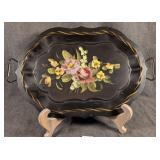 Fine Art Studio Hand Painted Tole Tray