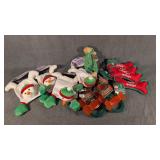 Group Unused Christmas Dog Toys