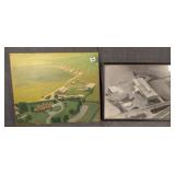 Two Aerial Photos of Grasunan Farm & Shop