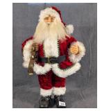 Santa w/ Sleigh Bells Figurine