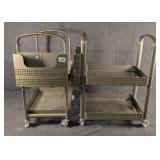 Two Mobile File Carts Assembled
