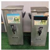 Two Bunn Beverage Dispensers