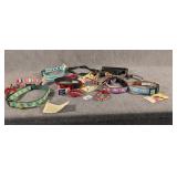 Group of Unused Pet Collars