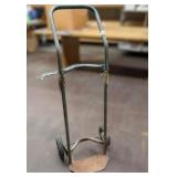 Green Metal Cylinder Hand Truck Dolly w/ Chain