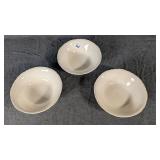 Three American Dinnerware Serving Bowls