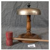 Masonic Bell w/ Mallet