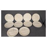 10 1950s Taylor Smith & Taylor Grill Plates