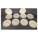 8 Taylor Smith & Taylor 1950s Grill Plates