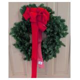 Christmas Wreath with Bow