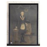 LARGE George Washington Masonic Lithograph