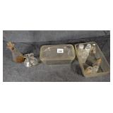 Glass Casseroles, Cruets, Salt & Peppers