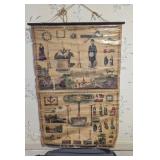 Antique Masonic Degree Lecture Scroll See Photos