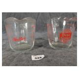 Two Glass Measuring Cups