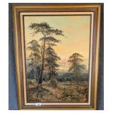 Elliot Candee Clark Oil on Canvas Landscape